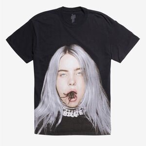 Authentic Billie Eilish Tarantula Mouth Graphic Tee Black Size XS